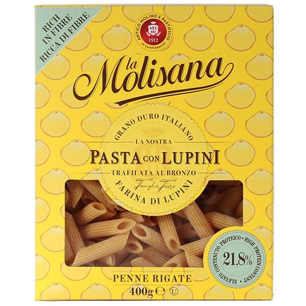 LA MOLISANA - LUPINI PENNE RIGATE 12x400 GR
