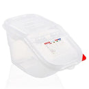 ARAVEN - INGREDIENT BIN 22.65LT OR 6 GALLON TRANSLUCENT 6x1 UN