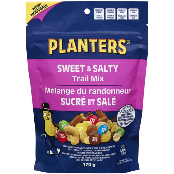 PLANTERS - SWEET & SALTY TRAIL MIX 8x170 GR