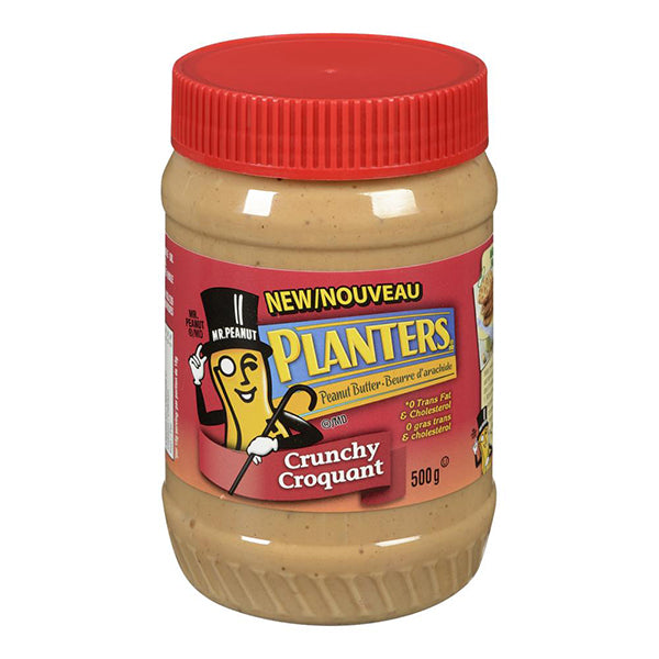 PLANTERS - PEANUT BUTTER CRUNCHY 12x500 GR