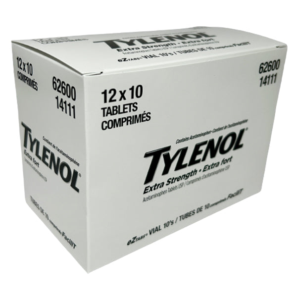 TYLENOL - EXTRA STRENGTH EZTABS 12x10 EA