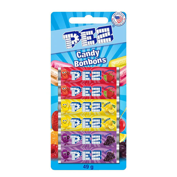 PEZ - CANDY ASSORTED REFILLS  72x16 GR