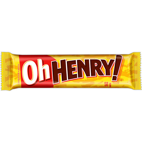 HERSHEYS - OH HENRY BAR REGULAR 9x24x58GR
