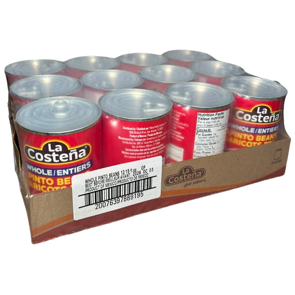 LA COSTENA - WHOLE PINTO BEANS 12x528 GR