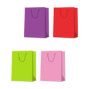 EPC - SOLID COLOUR JUMBO GIFTBAG PURPLE RED GREEN PINK 1UN
