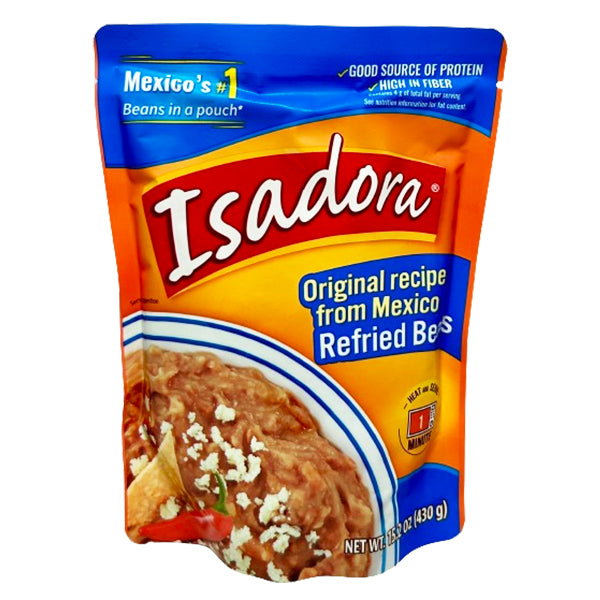 ISADORA - REFRIED PINTO BEANS 8x430 GR