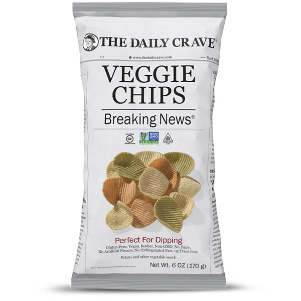 THE DAILY CRAVE - VEGGIE CHIPS 8x170 GR