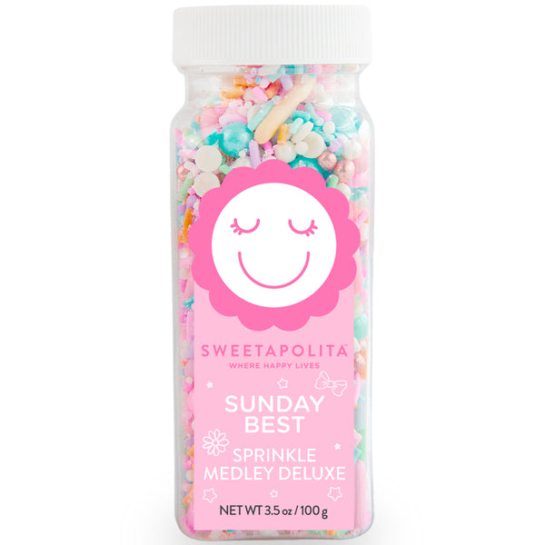 SWEETAPOLITA - SUNDAY BEST SPRINKLE MEDLEY DELUXE BOTTLE 48x100 GR