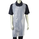 SAFE-T WEAR - 28x46IN WHITE POLY APRONS 10x100 PK