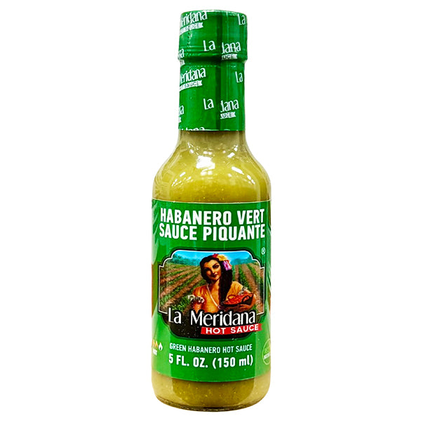 LA MERIDANA - GREEN HABANERO HOT SAUCE 12x150 ML