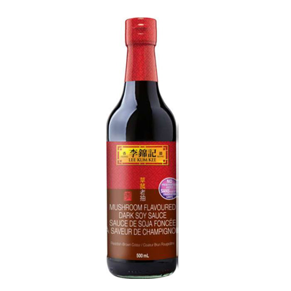 LEE KUM KEE - MUSHROOM FLAVORED DARK SOY SAUCE 12x500 ML