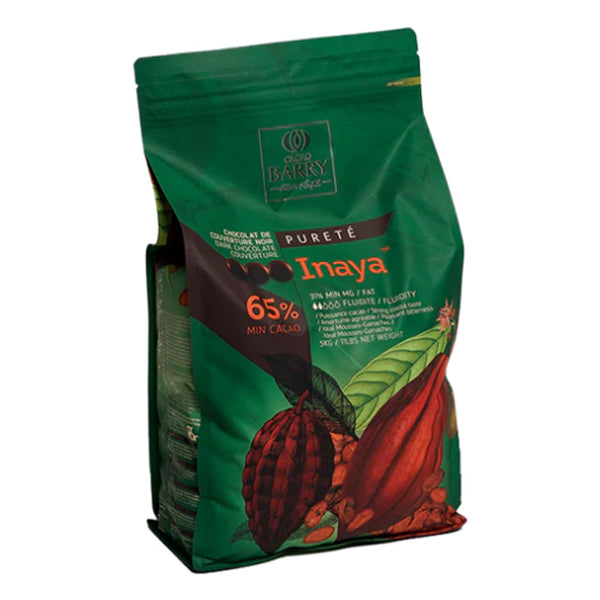 CACAO BARRY - INAYA SEMI SWEET 65% PISTOLES 5KG