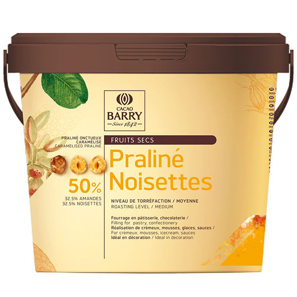 CACAO BERRY - PRALINE HAZELNUT 50%  PASTE 5KG