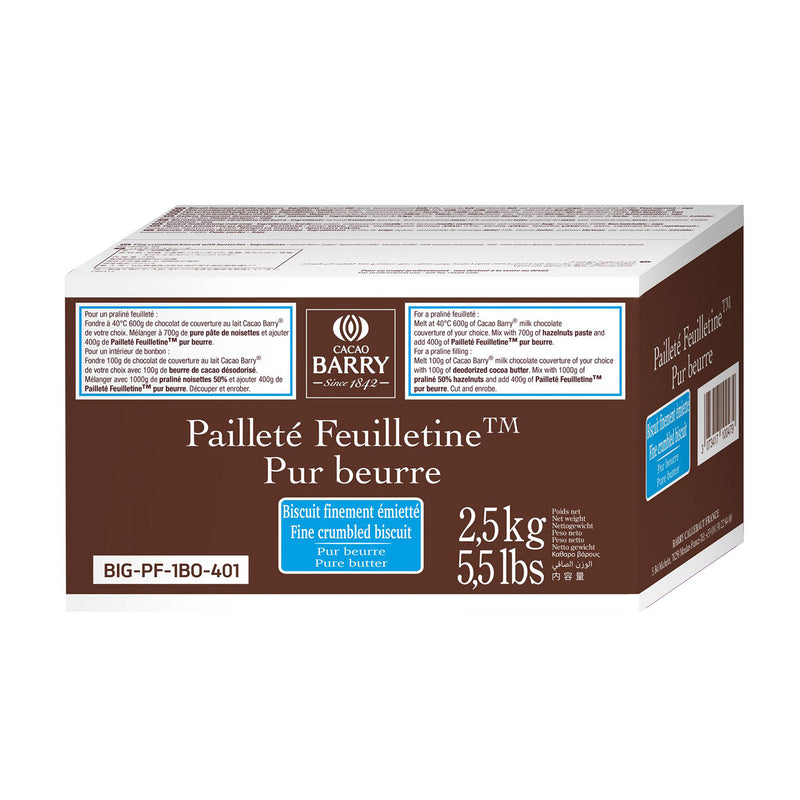 CACAO BARRY - PALLETTE FEUILLETINE 2.5KG