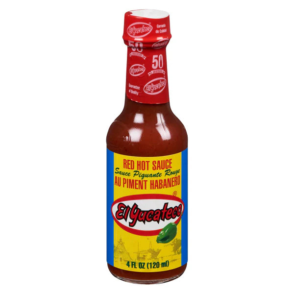 EL YUCATECO - RED HOT HABANERO 12x120 ML