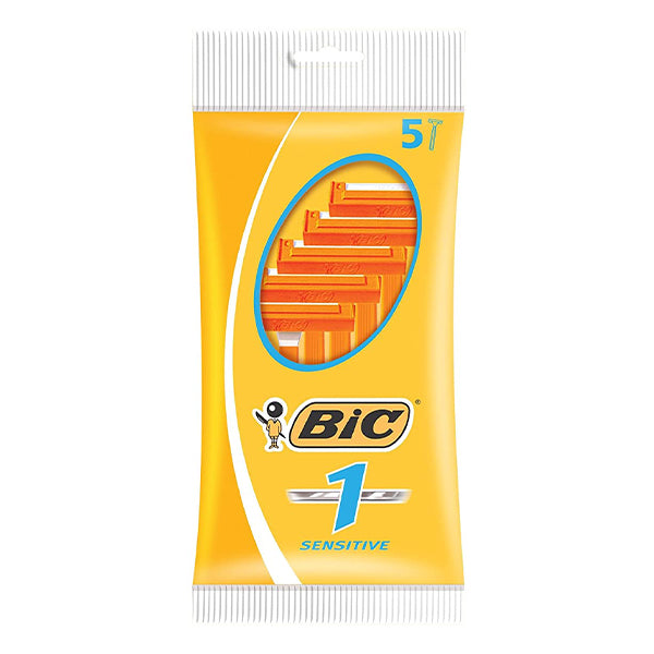 BIC - DISPOSABLE RAZOR SENSITIVE 5CT