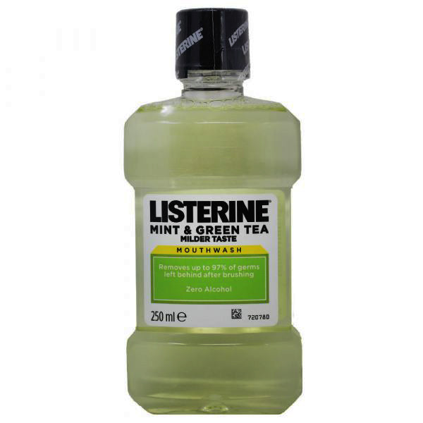 LISTERINE - MINT GREEN TEA ZERO ALCOHOL 250ML