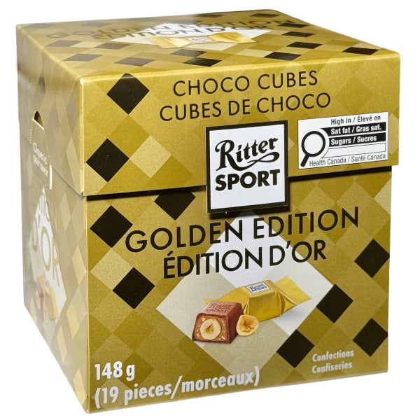 RITTER SPORT - GOLDEN EDITION CUBE GIFT BOX 148GR