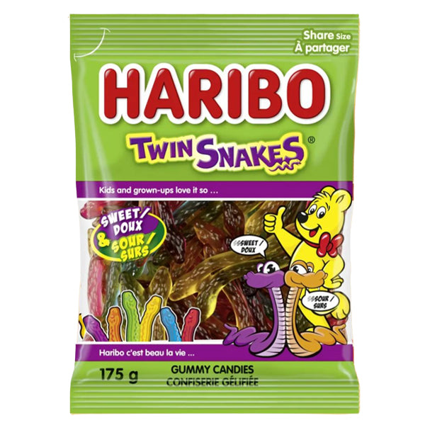 HARIBO - TWIN SNAKES 175GR