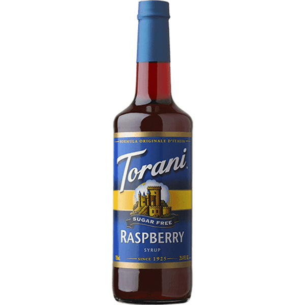TORANI - SUGAR FREE RASPBERRY SYRUP PET 4x750 ML