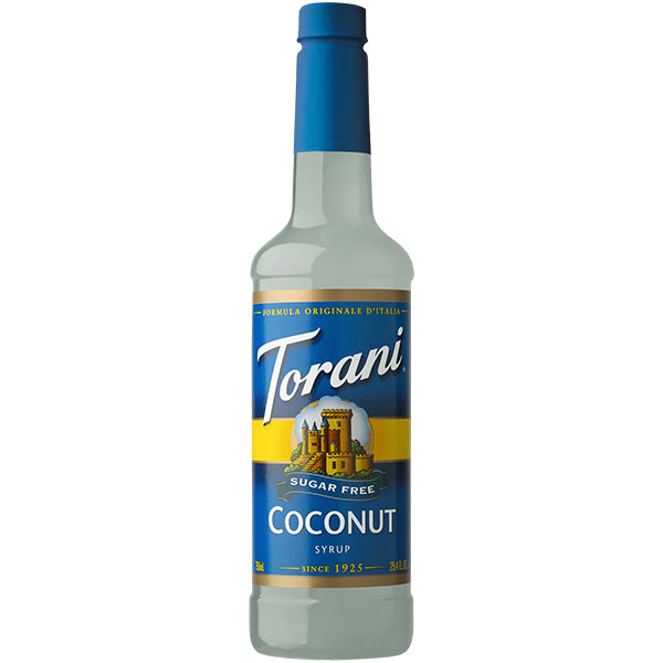 TORANI - SUGAR FREE COCONUT SYRUP 4x750 ML