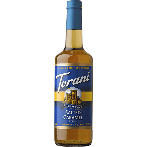 TORANI - SUGAR FREE SALTED CARAMEL SYRUP 4x750 ML
