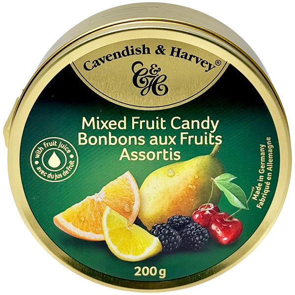 CAVENDISH & HARVEY - MIXED FRUIT DROPS 200GR