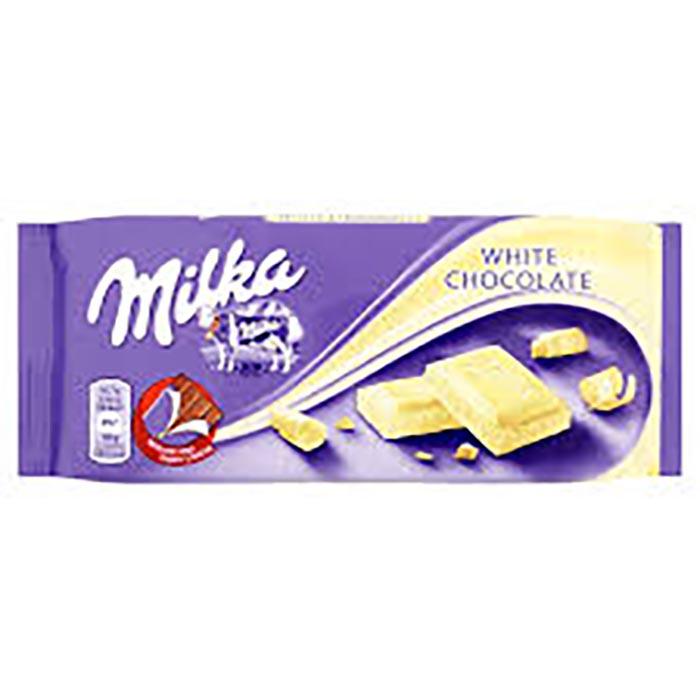 MILKA - WHITE CHOCOLATE 100GR