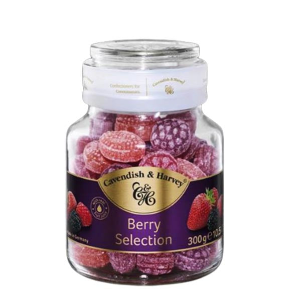 CAVENDISH & HARVEY - BERRY CANDIES JAR 300GR
