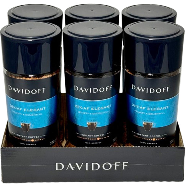 DAVIDOFF - DECAF ELEGANT INSTANT COFFEE 6x100 GR