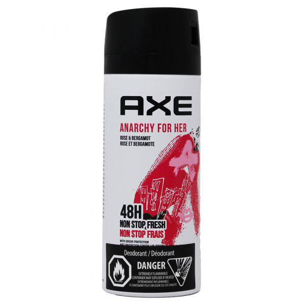 AXE - SPRAY ANARCHY FOR HER ROSE BERGAMOT 150ML