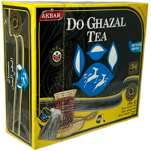 DO GHAZAL - TEA BAG EARL GRAY-BLACK 100x2 GR