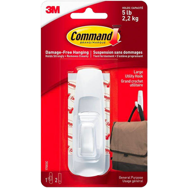 COMMAND - LARGE UTILITY HOOK 5LBS 24x1 PK