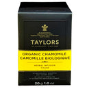 TAYLORS OF HARROGATE - ORGANIC CHAMOMILE TEA  50GR 6x20 PK