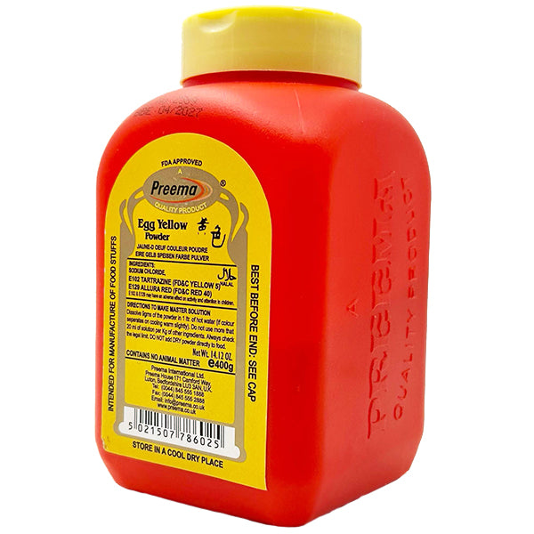 PREEMA - FOOD COLOUR EGG YELLOW 400GR