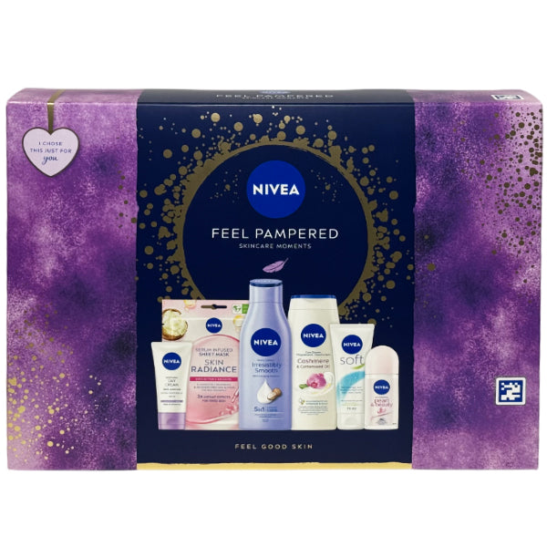 NIVEA - FEEL PAMPERED SKINCARE MOMENTS GIFT SET 6PC