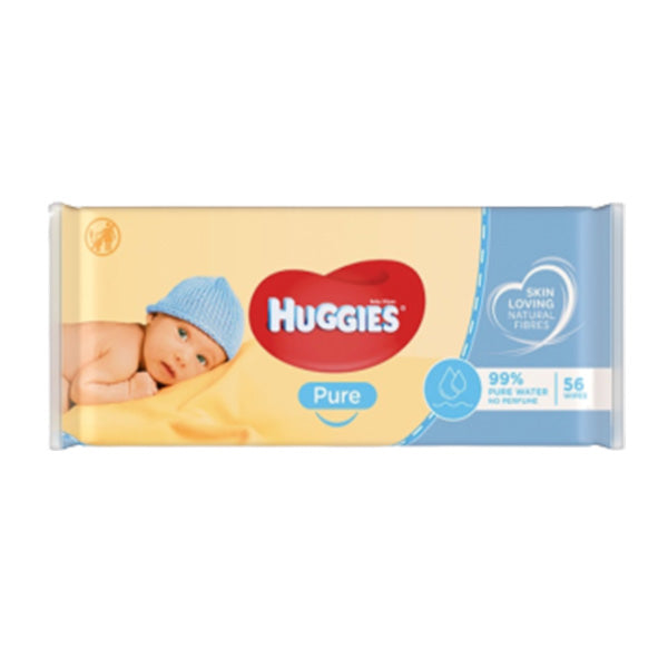 HUGGIES - WIPES PURE GENTLE 56CT