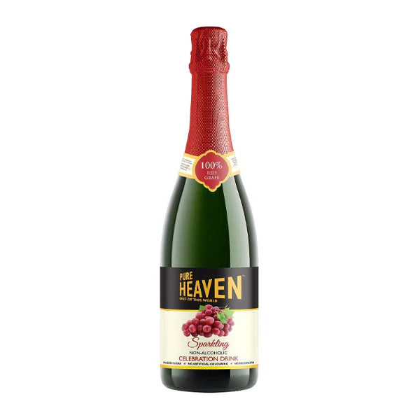 PURE HEAVEN - RED GRAPE SPARKLING DRINK 750ML
