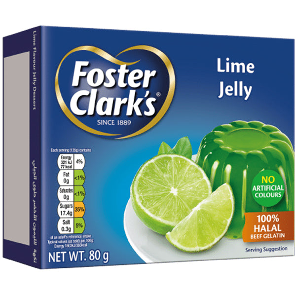 FOSTER CLARK - JELLY LIME 80GR