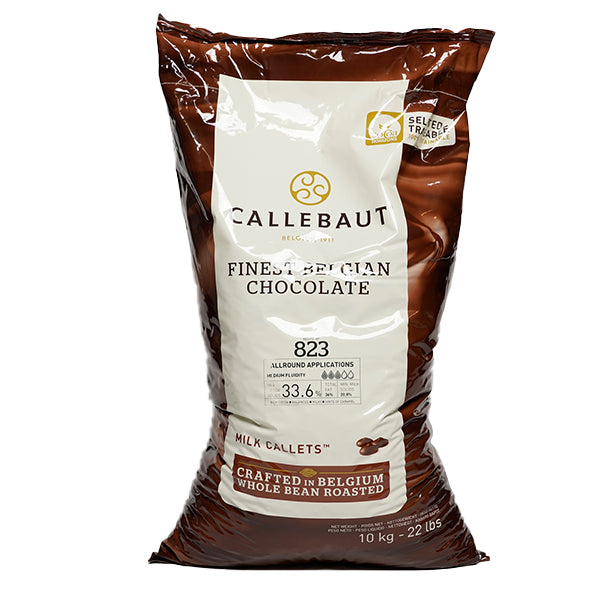 CALLEBAUT - MILK CHOCOLATE CALLETS 823-NV-595 10KG