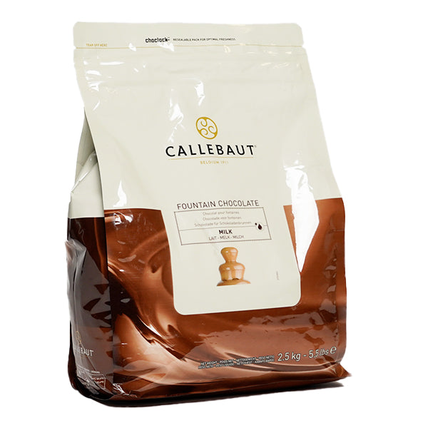 CALLEBAUT - MILK CHOCOLATE FOUNTAIN CALLETS 2.5KG
