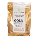 CALLEBAUT - GOLD WHITE CHOCOLATE CALLETS CARAMEL TASTE 2.5KG