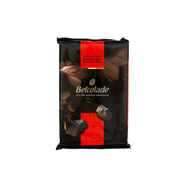 BELCOLADE - 56% DARK CHOC BLOCK 2.5KG