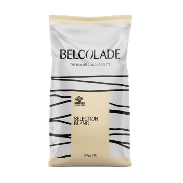 BELCOLADE - 30% WHITE CHOCOLATE 15KG