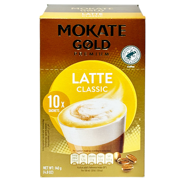 MOKATE - GOLD PREMIUM LATTE CLASSIC  CAFFE 140G