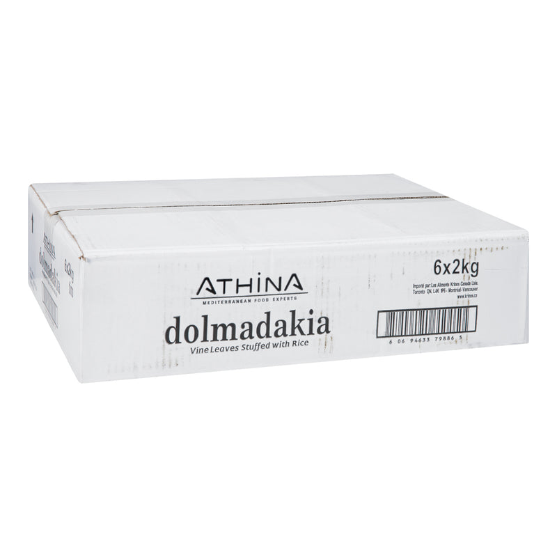 ATHINA - DOLMADAKIA STUFFED VINE LEAVES WITH RICE 6x2 KG