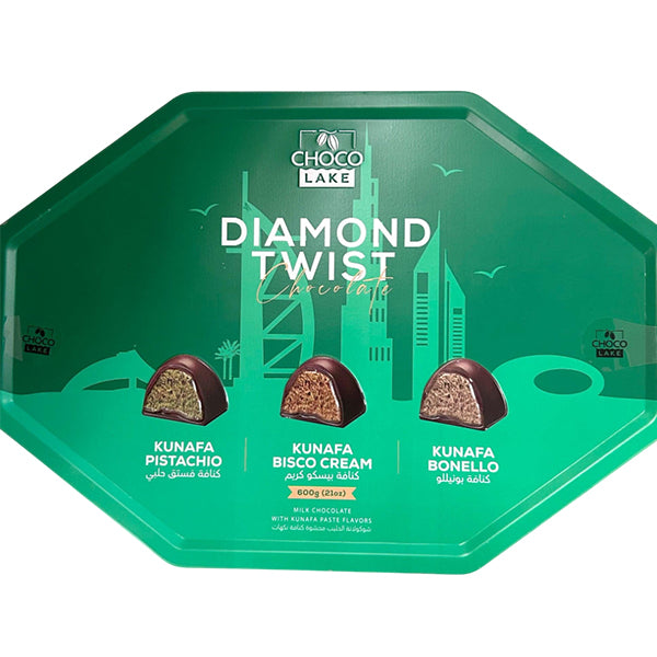 CHOCO LAKE - KUNAFA BONBON PISTACHIO BISCO & BONELLO IN TIN 600GR
