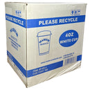 MAHER PRODUCT - 4OZ WHITE HOT PAPER CUP 20x50 PK
