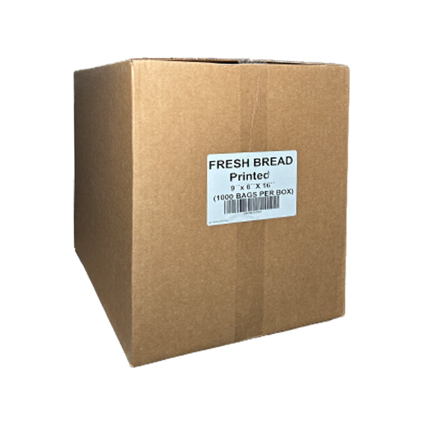 MPC PAPER - BREAD BAG PRINTED 9X6X16 1000EA