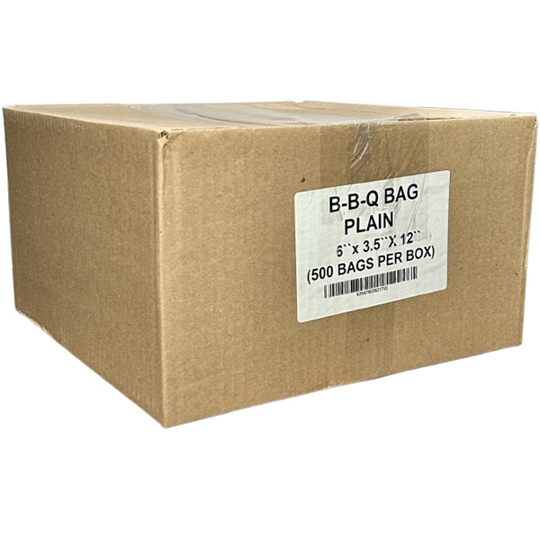 MPC PAPER - BBQ FOIL BAG PLAIN WHITE  6x3.5x12IN 500EA